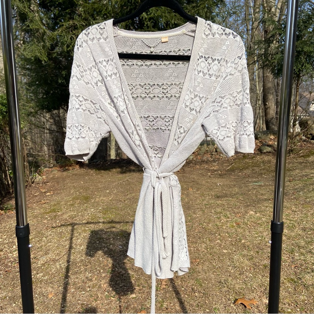 Anthropologie woven cardigan